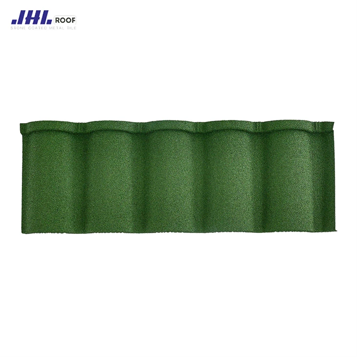 Colored Stone Metal Roofing Spanish Tile